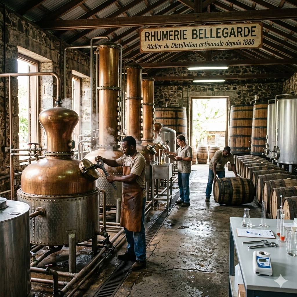 Fabrication rhum agricole