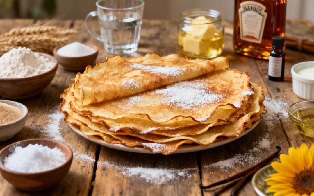 Crepes au rhum